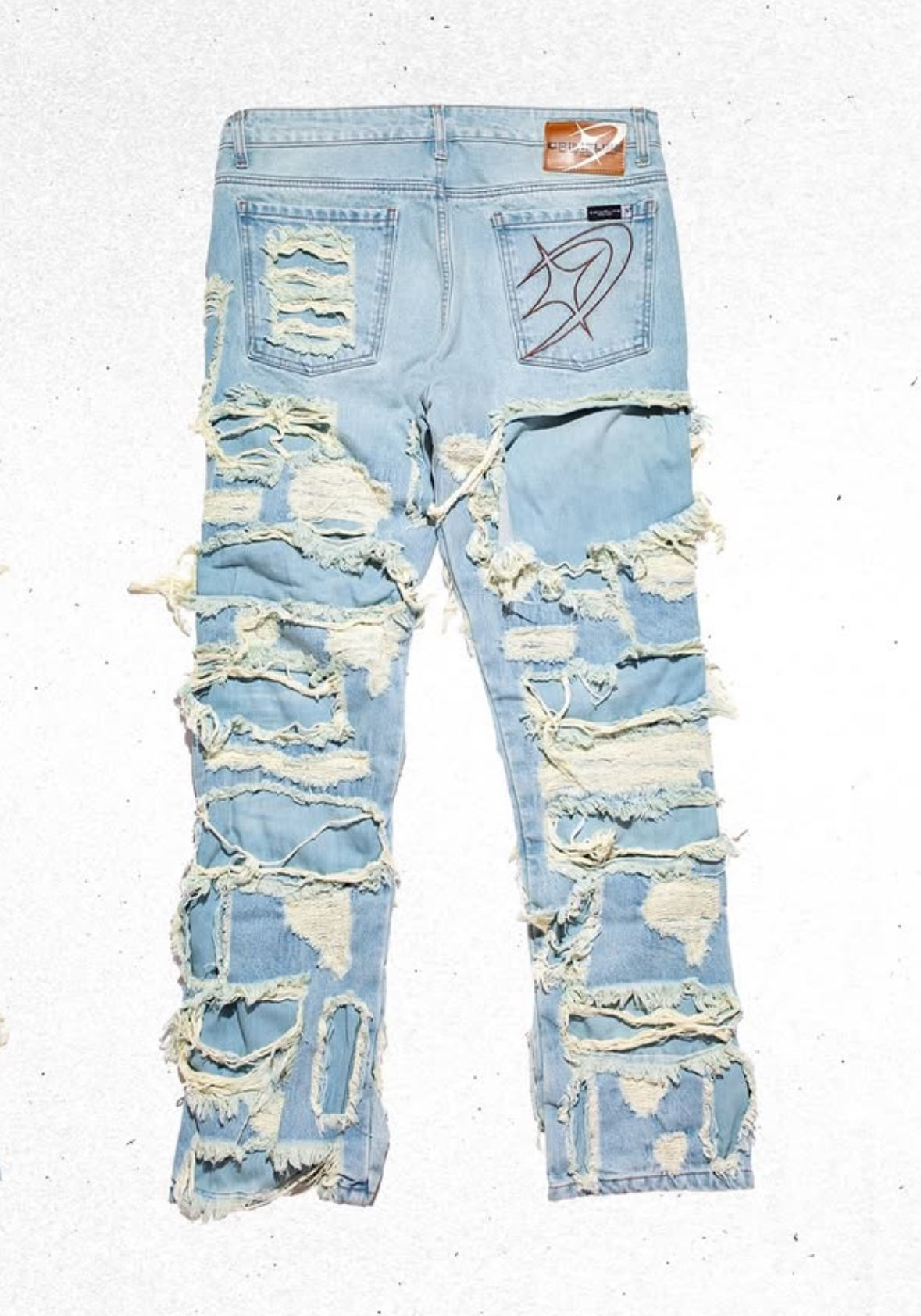 CRIMELIFE PANTALÓN ROTO