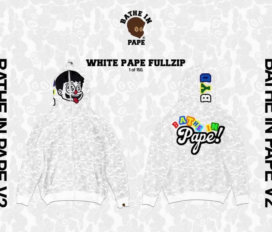 BY DINERAL "WHITE PAPE FULLZIP" (PREVENTA)