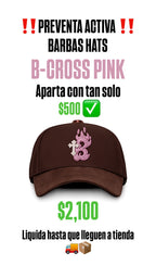 BARBAS HATS "B-CROSS PINK" (PREVENTA)