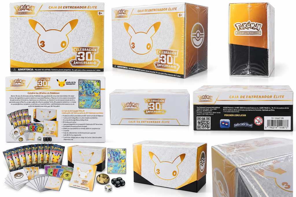 POKÉMON TCG 30 ANIVERSARIO — ELITE TRAINER BOX ⚡