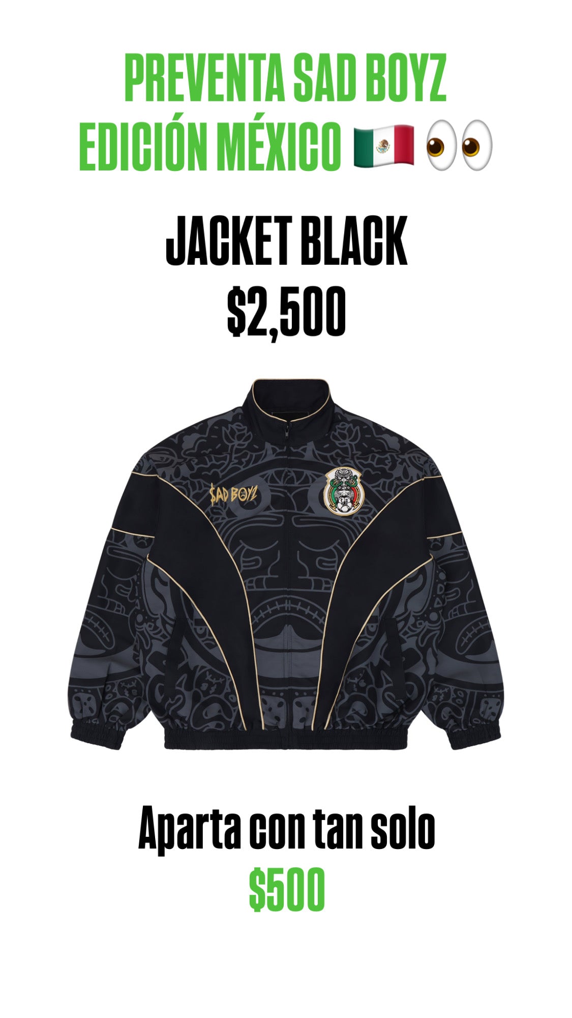 JACKET BLACK SADBOYZ