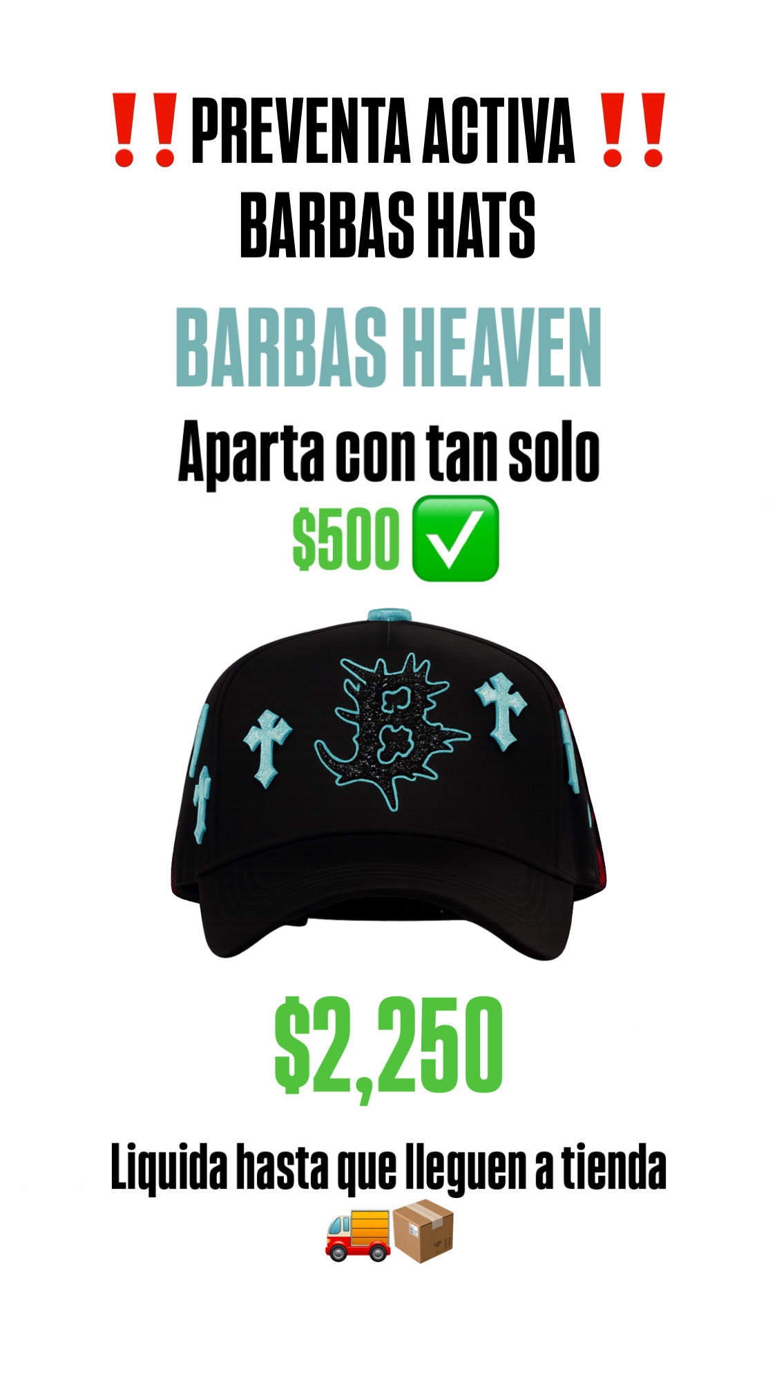 BARBAS HATS "HEAVEN" (PREVENTA)