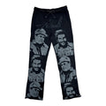 ASAALI BLACK MONOCHROME CARTEL SWEATPANTS