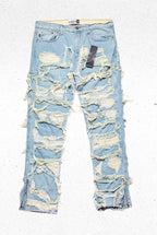 CRIMELIFE PANTALÓN DESTROYED