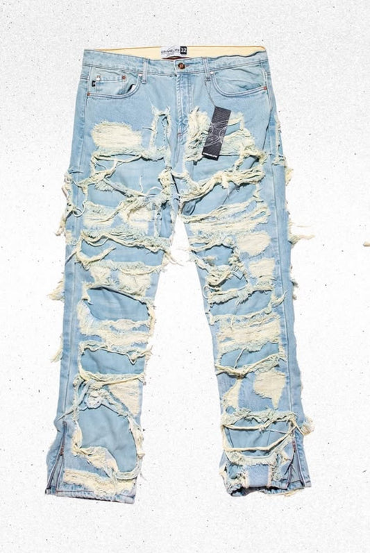 CRIMELIFE PANTALÓN ROTO