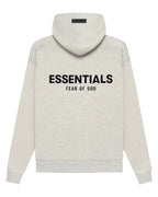 ESSENTIALS WHITE HOODIE