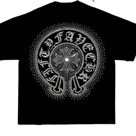 FIFTY FAVE CRYSTAL CHROME TEE
