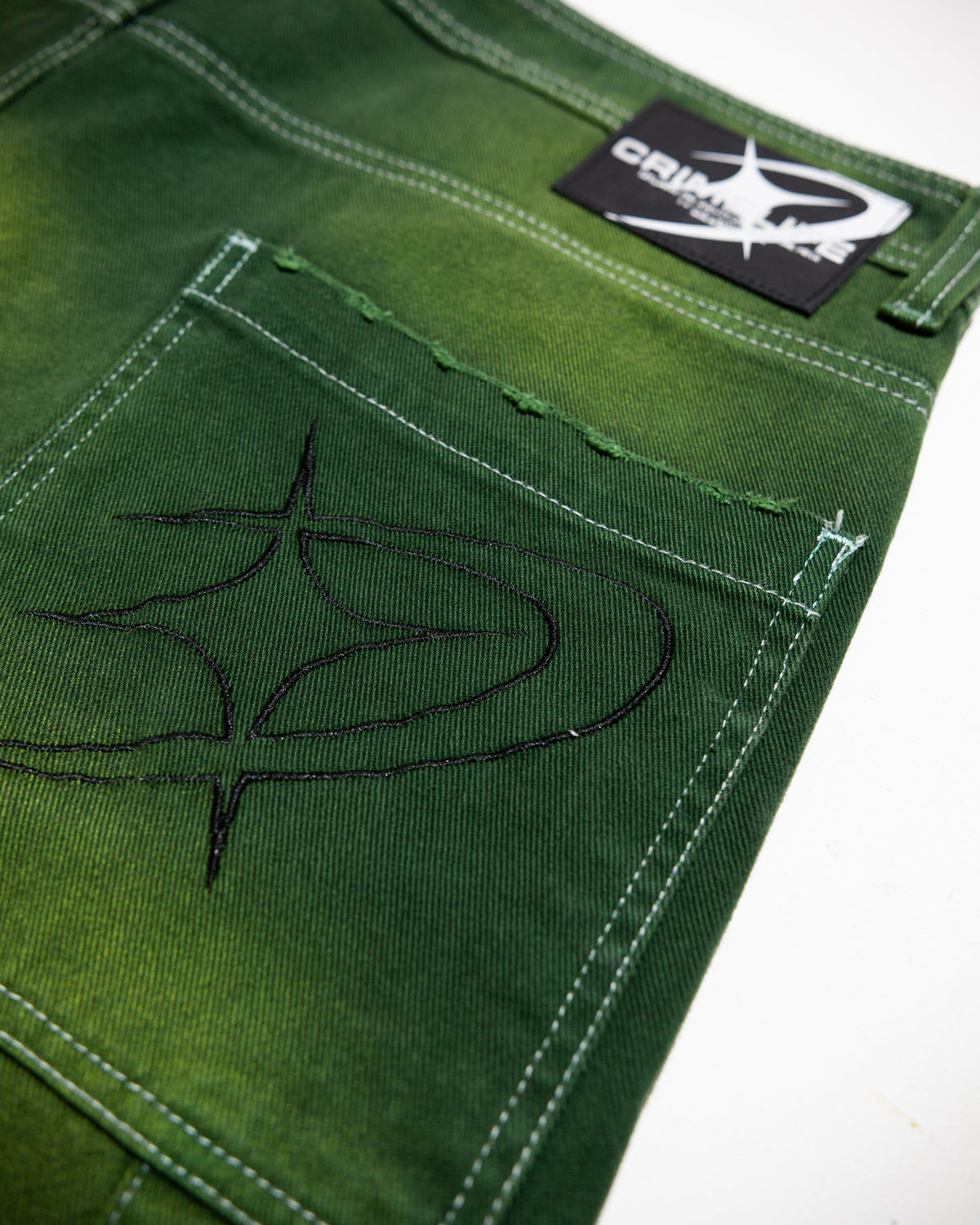 CRIMELIFE CARPINTERO VERDE PANTALON