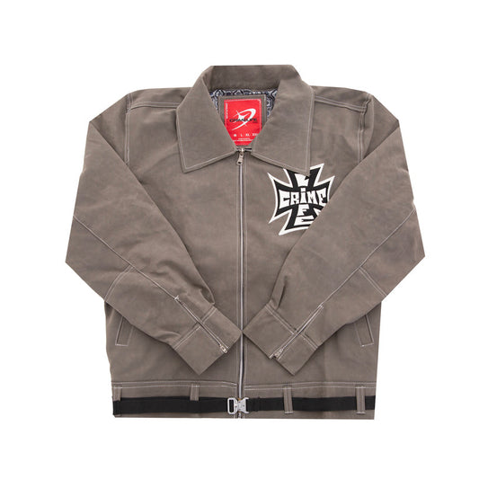 CRIMELIFE VARSITY CROSS JACKET