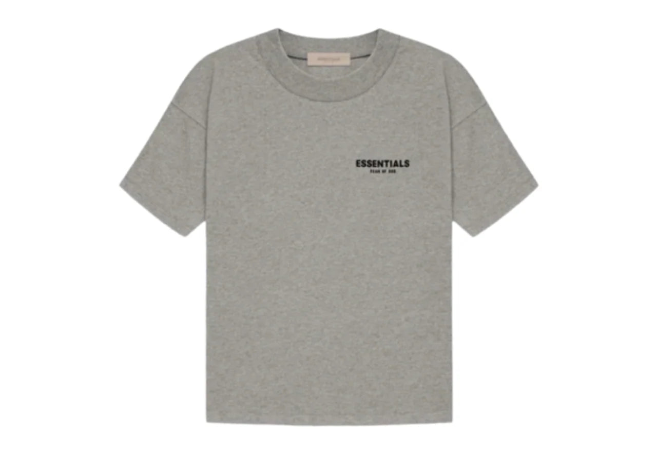 ESSENTIALS TEE DARK OATMEA
