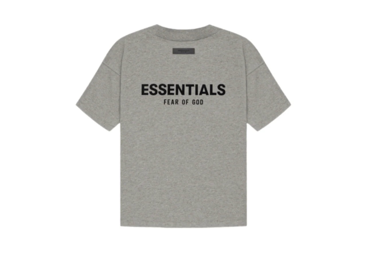 ESSENTIALS TEE DARK OATMEA