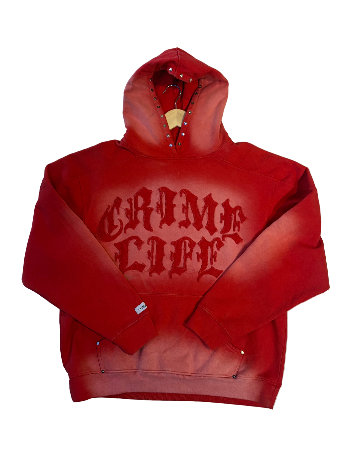 CRIMELIFE HOODIE RED EXCLUSIVA
