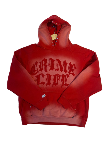 CRIMELIFE HOODIE RED EXCLUSIVA