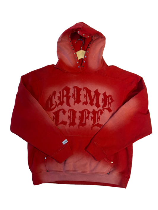 CRIMELIFE HOODIE RED EXCLUSIVA