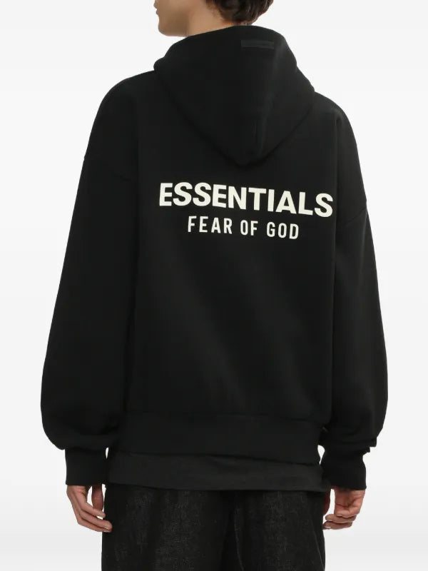 ESSENTIALS ZIP HOODIE "S2024 BLACK"