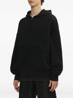 ESSENTIALS ZIP HOODIE "S2024 BLACK"
