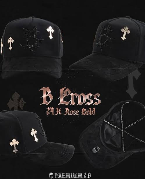 BARBAS HATS "B-CROSS 24K GOLD"