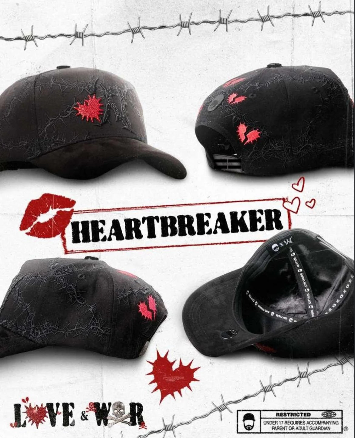 BARBAS HATS x WILITO (HEARTBREAKER)