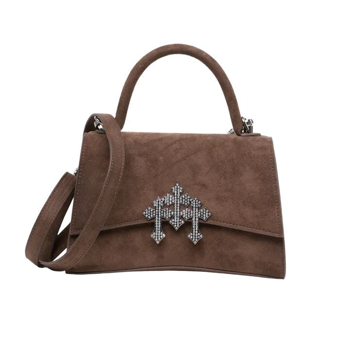 BARBAS HATS BAG "CAFE GAMUZA"