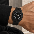 SEIKO mod Full Moissanite black