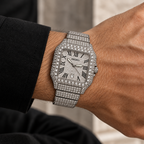 SEIKO mod Full Moissanite white